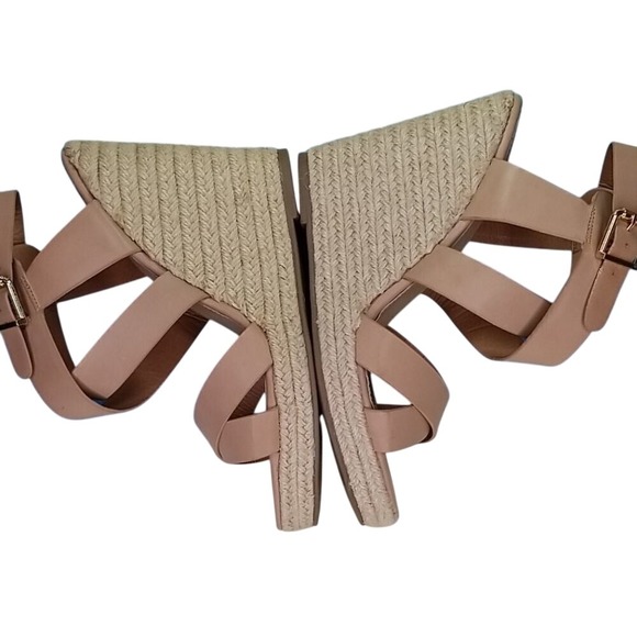 JUSTFAB‎ Joan Espadrille Blush Wedge Sandal… - Picture 3 of 9